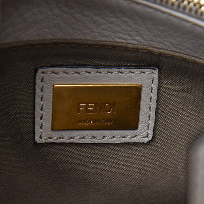 Fendi Vitello Elite Monster Petite 2Jours Tote Multicolor Black Grigio Polvere Multicolor 7 of 13