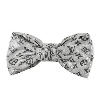 Louis Vuitton Monogram Jacquard Headband Gray Black 2 of 4