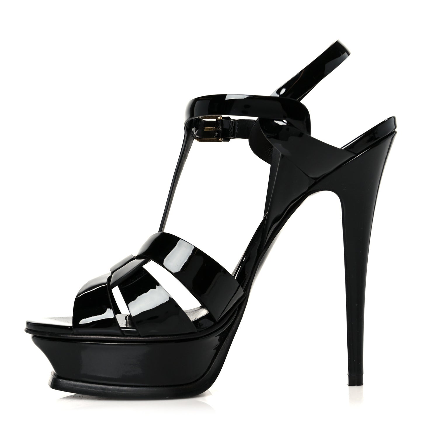 Patent Tribute 105 Platform Sandals 38 Black