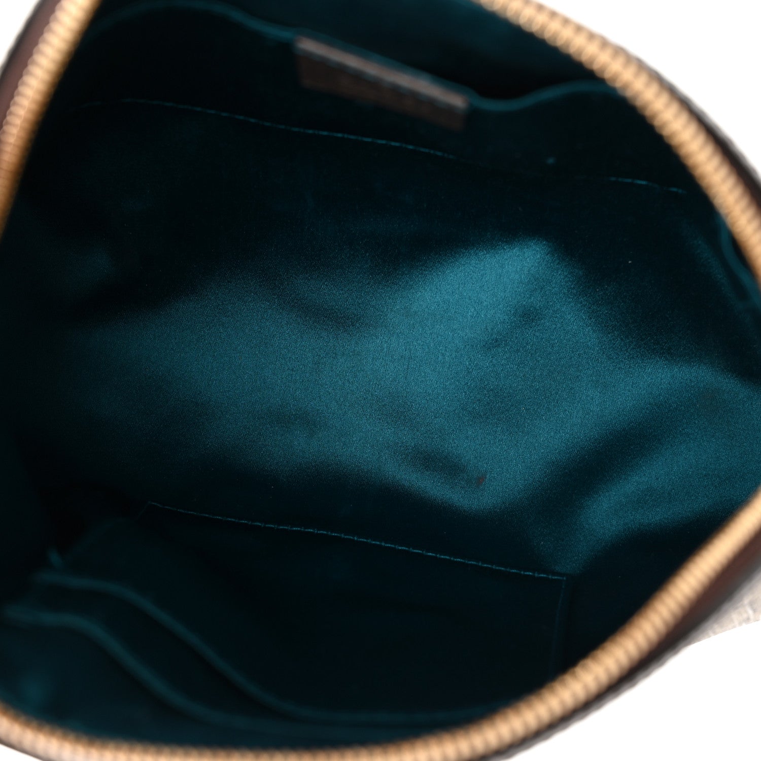 Gucci GG Supreme Monogram Textured Dollar Calfskin Web Small Ophidia Dome Shoulder Bag Beige Ebony New Acero 5 of 10
