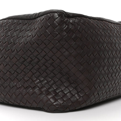 Bottega Veneta Nappa Intrecciato Double Zip Large Hobo Ebano 8 of 9