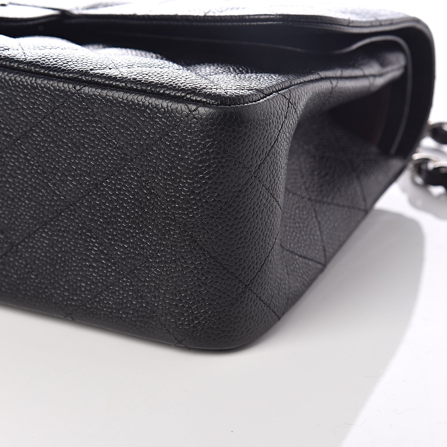 Chanel Caviar Quilted Jumbo Double Flap Black 9 of 9