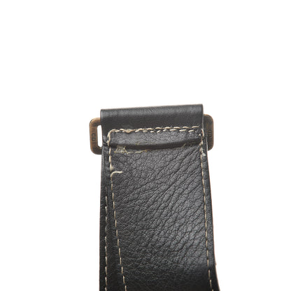 Christian Dior Calfskin Baudrier Saddle Bag Black 13 of 13