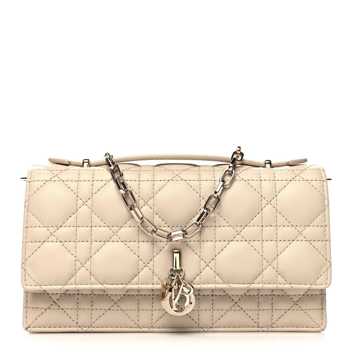 Lambskin Cannage Mini My Dior Bag Sand