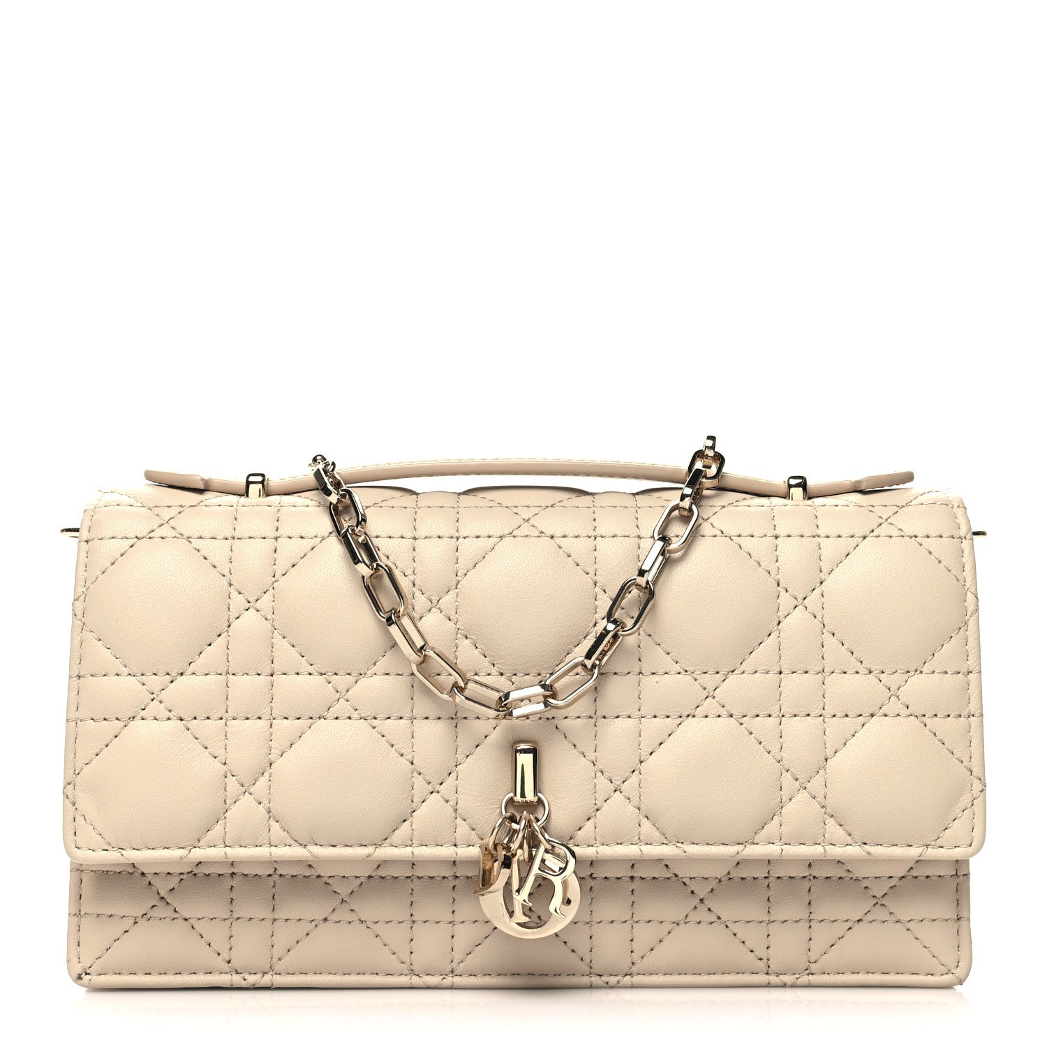 Christian Dior Lambskin Cannage Mini My Dior Bag Sand 1 of 12