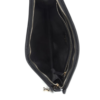 Chanel Tweed PVC Lambskin Large Pouch Black 5 of 8