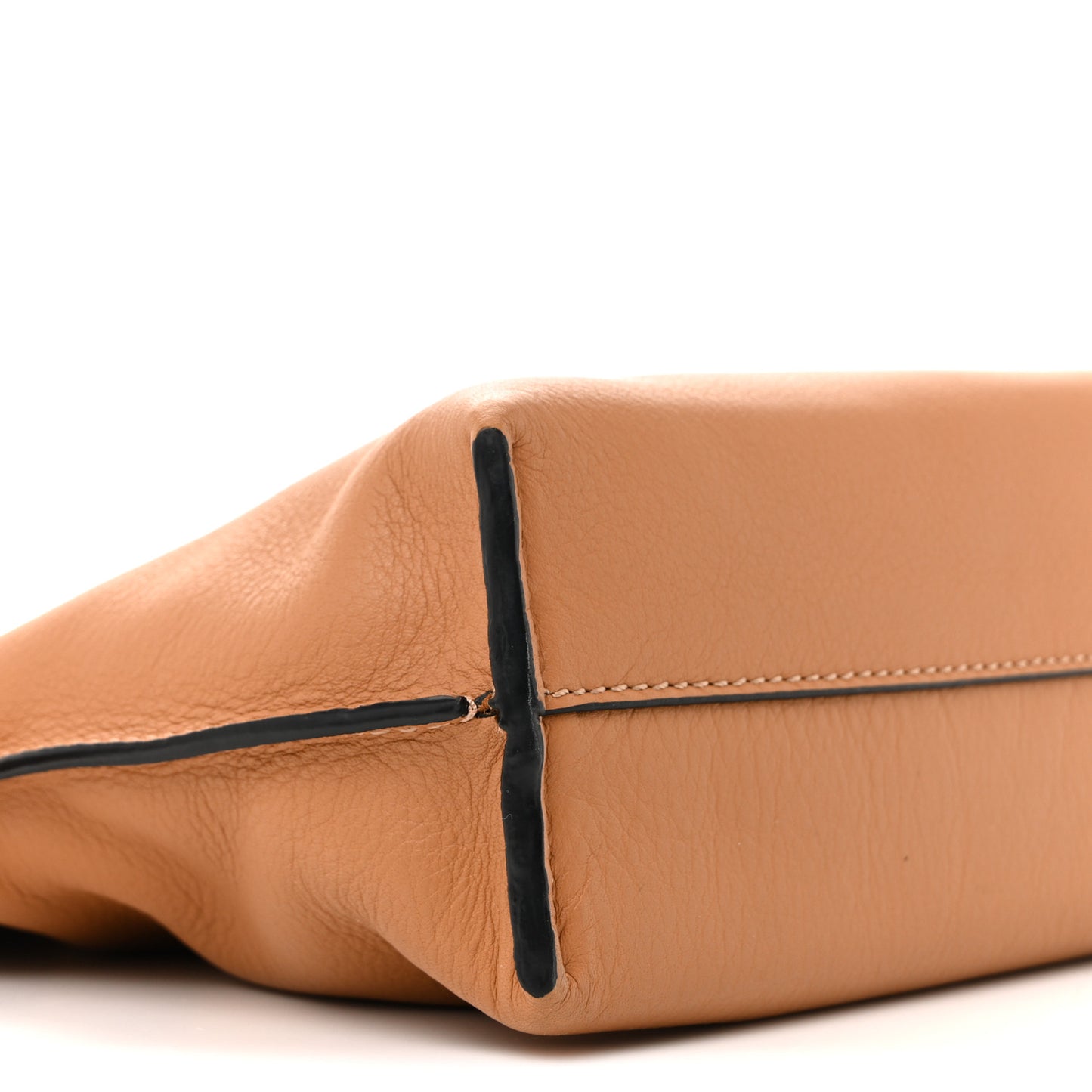 Calfskin Mini Flamenco Knot Clutch Warm Desert
