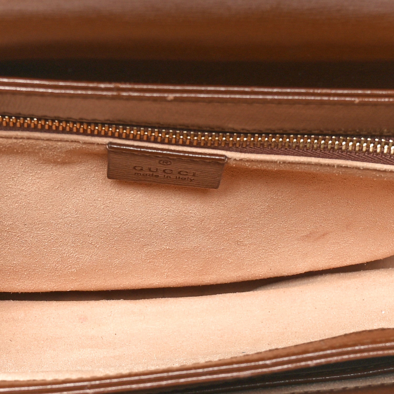 Gucci GG Supreme Monogram Horsebit 1955 Shoulder Bag Beige Brown Sugar 5 of 10