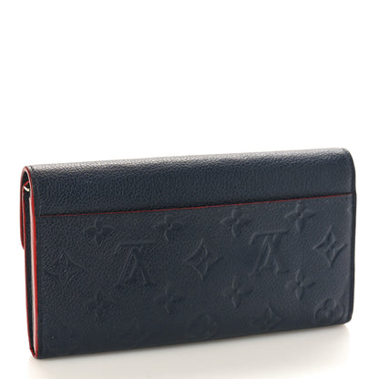 Louis Vuitton Empreinte Sarah Wallet NM Marine Rouge 3 of 9