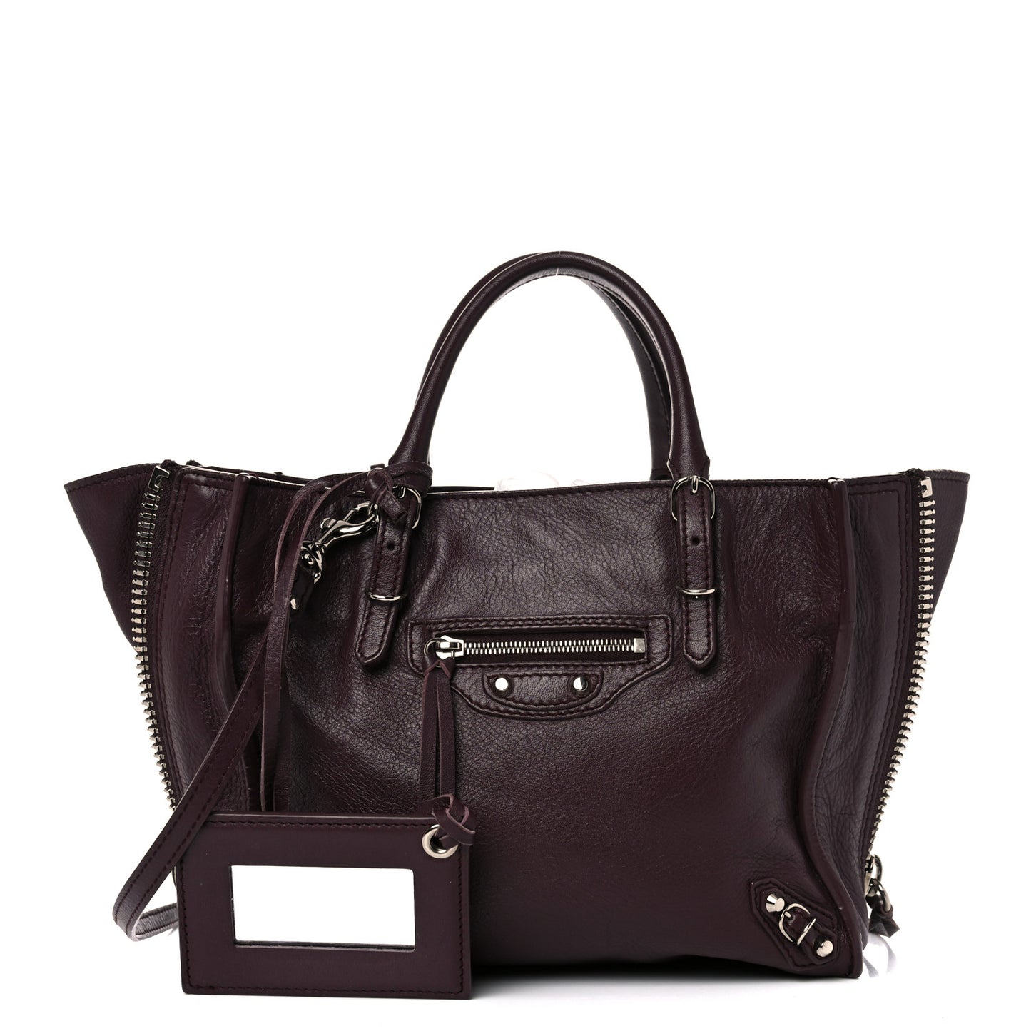 Calfskin Papier Mini A4 Zip Around Tote