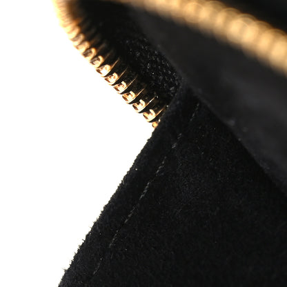 Christian Dior Grained Calfskin Caro Double Pouch Black 6 of 9