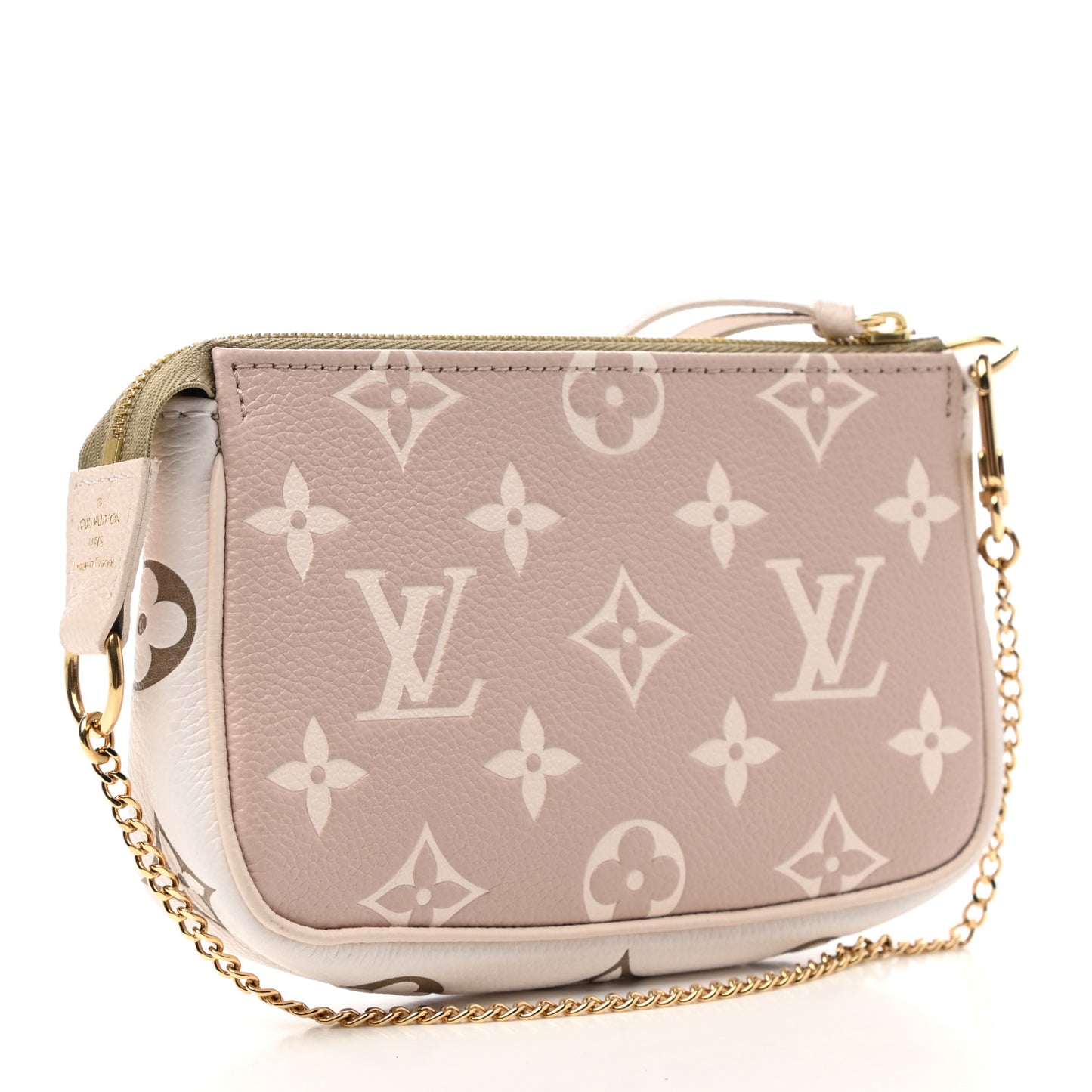 Empreinte Spring in the City Mini Pochette Accessories Kaki Beige Cream