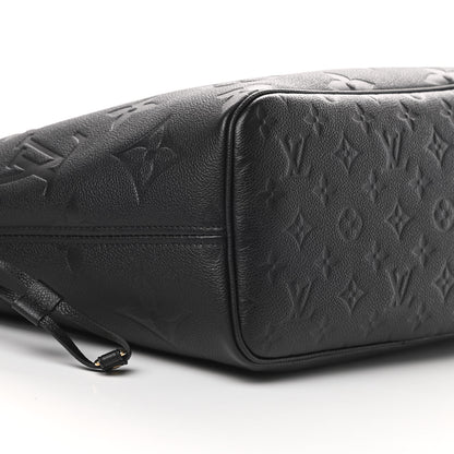 Louis Vuitton Empreinte Monogram Giant Neverfull MM Black 10 of 12