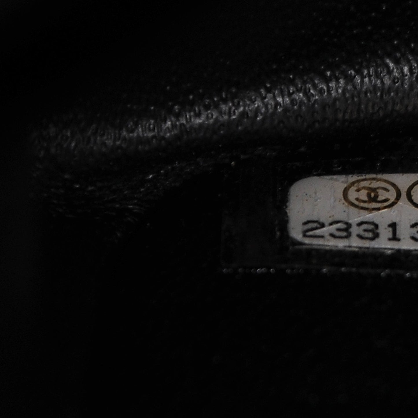 Crumpled Calfskin Quilted 2.55 Reissue 226 Flap So Black