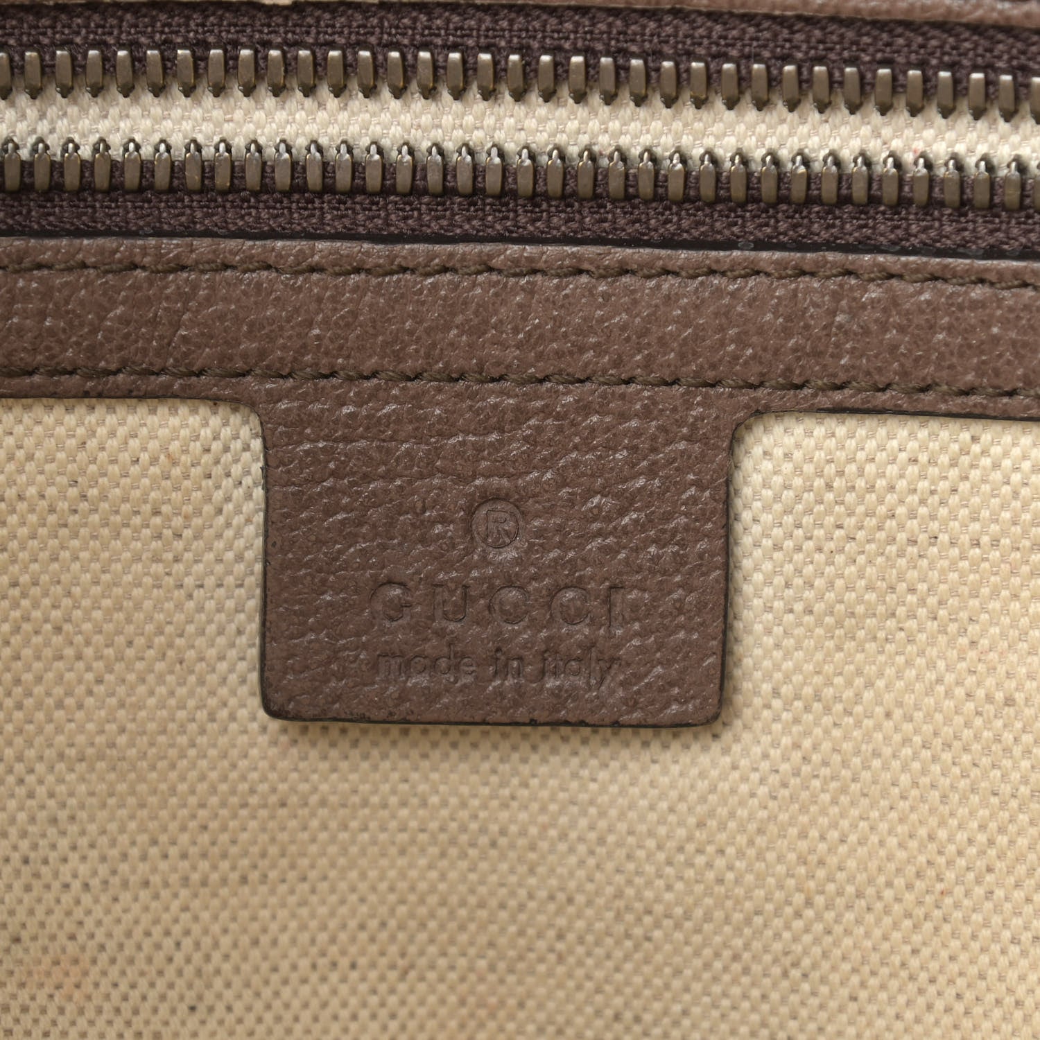 Gucci GG Supreme Monogram Web Small Ophidia Half Moon Hobo Brown 6 of 16