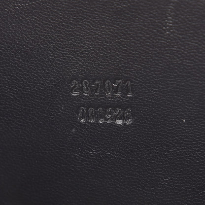 Alexander McQueen Lambskin Pleated Skull Box Clutch Black 7 of 8
