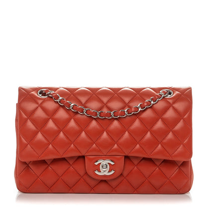 Chanel Lambskin Quilted Medium Double Flap Red 1 of 7