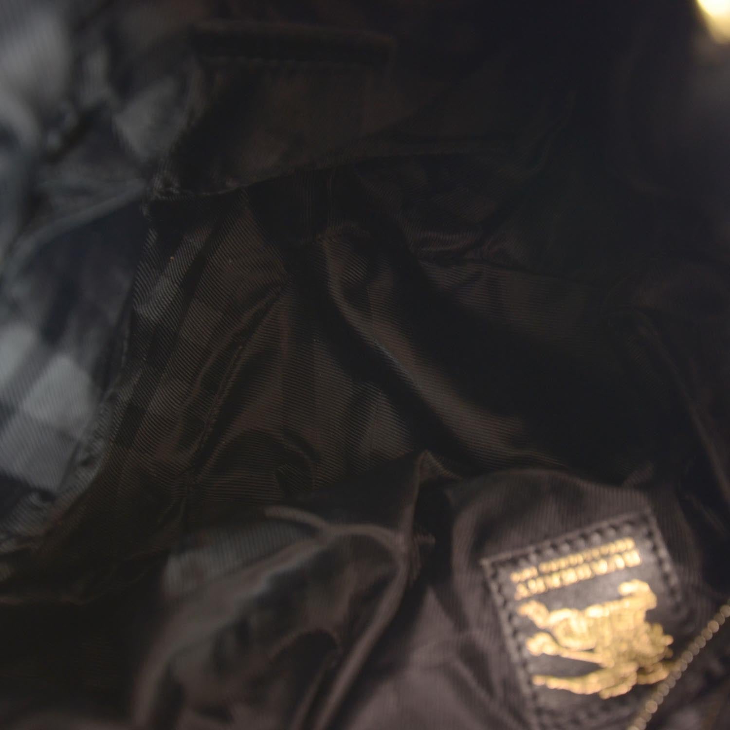 Burberry Leather Quilted Shoulder Bag Black 7 of 10