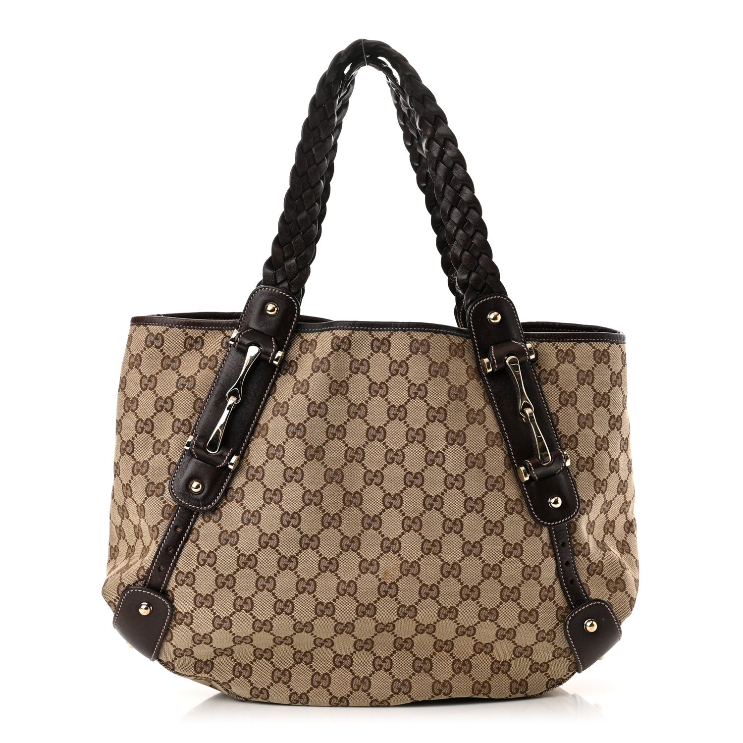 Gucci Monogram Medium Pelham Shoulder Bag Dark Brown 1 of 12