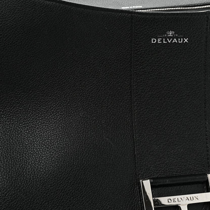 Delvaux Grained Calfskin GM Brillant Satchel Black 13 of 19