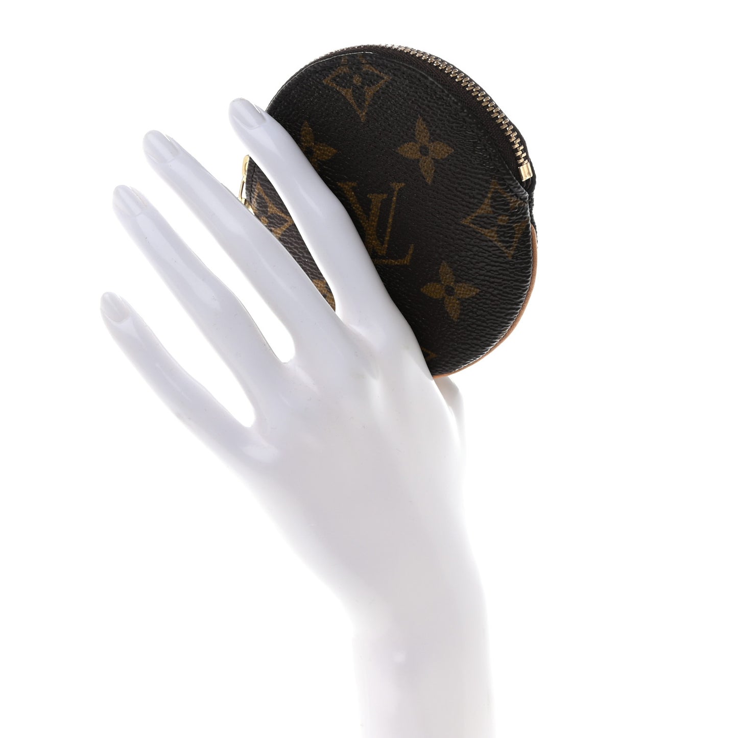 Monogram Round Coin Purse
