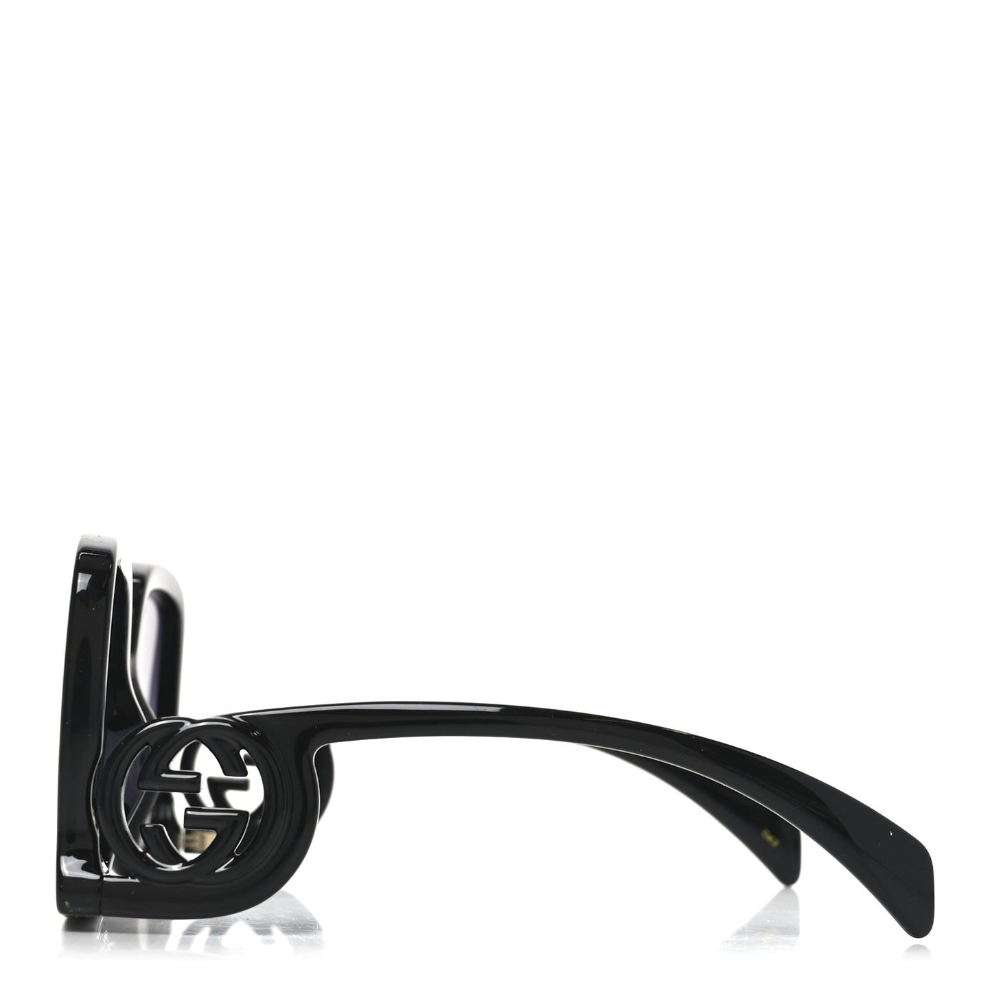 Acetate Rectangle Frame Sunglasses GG1326S Black
