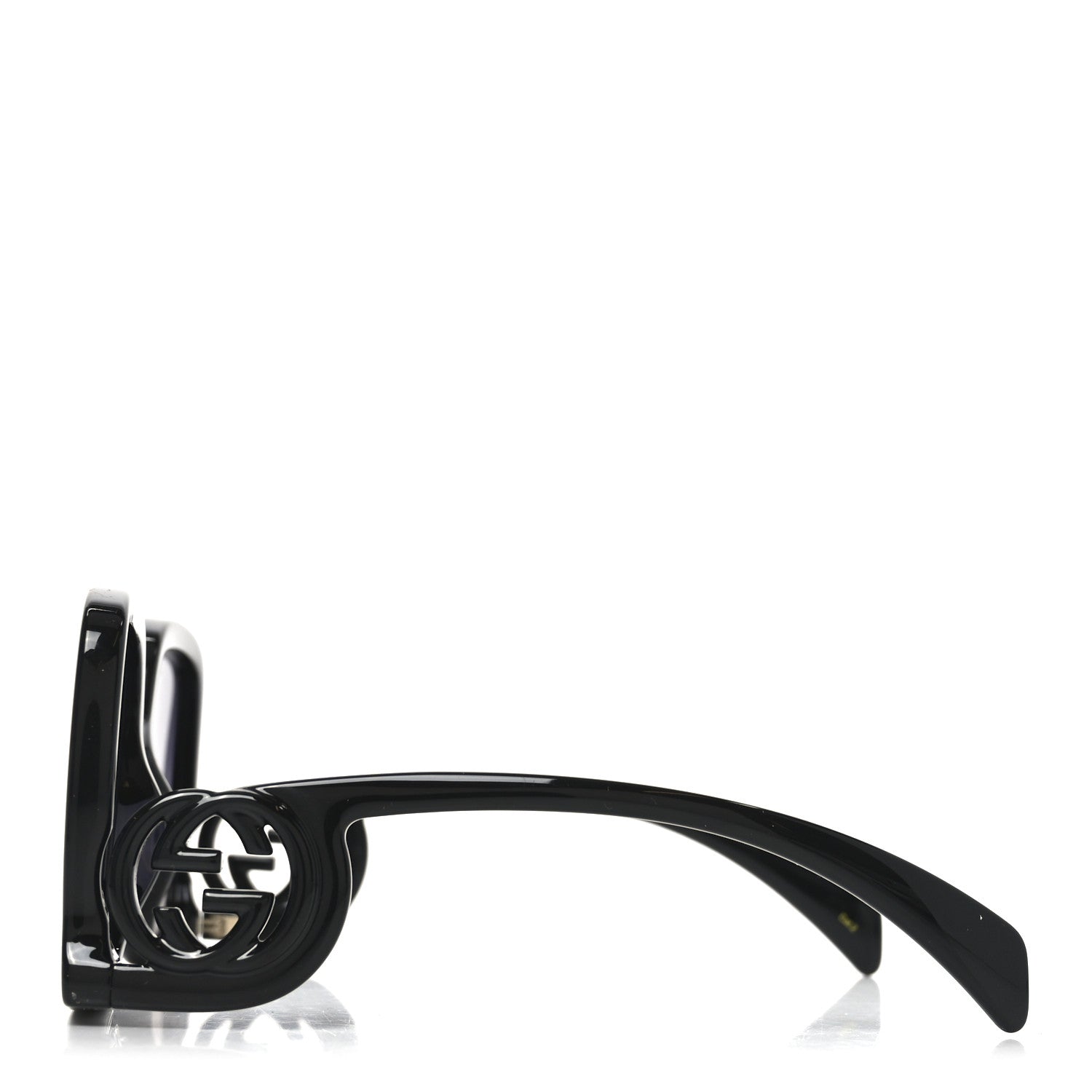 Gucci Acetate Rectangle Frame Sunglasses GG1326S Black 3 of 6