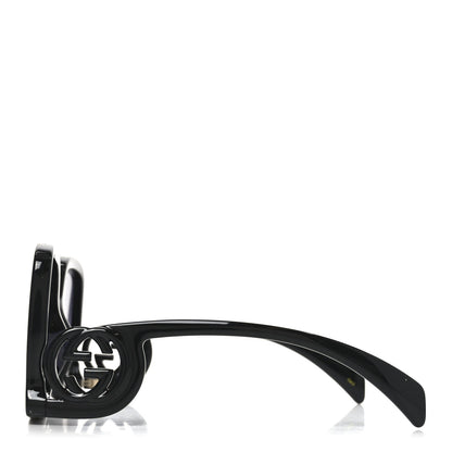 Gucci Acetate Rectangle Frame Sunglasses GG1326S Black 3 of 6