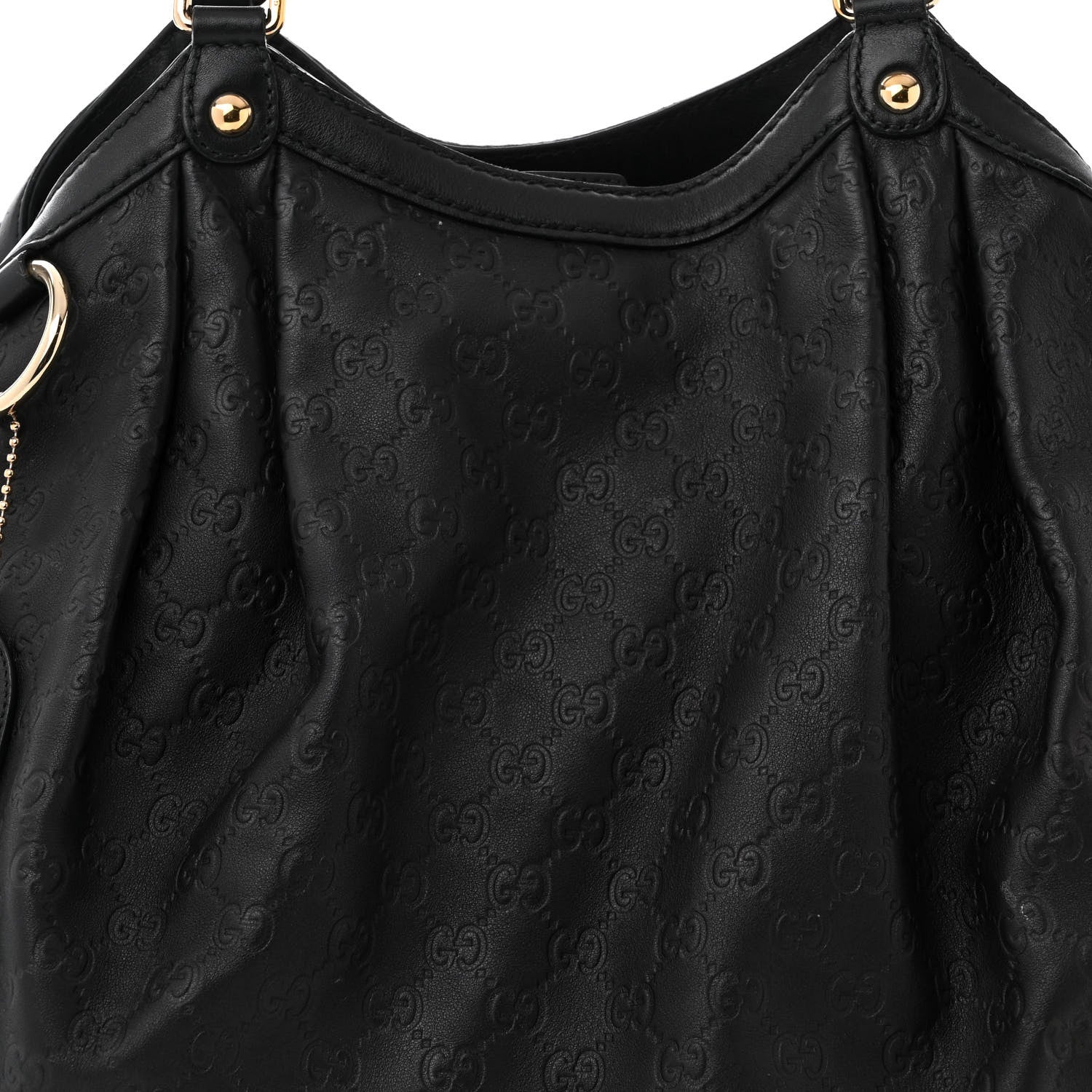 Gucci Guccissima Large Sukey Tote Black 8 of 16