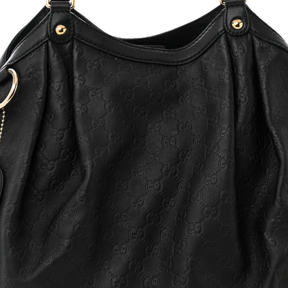 Gucci Guccissima Large Sukey Tote Black 8 of 16