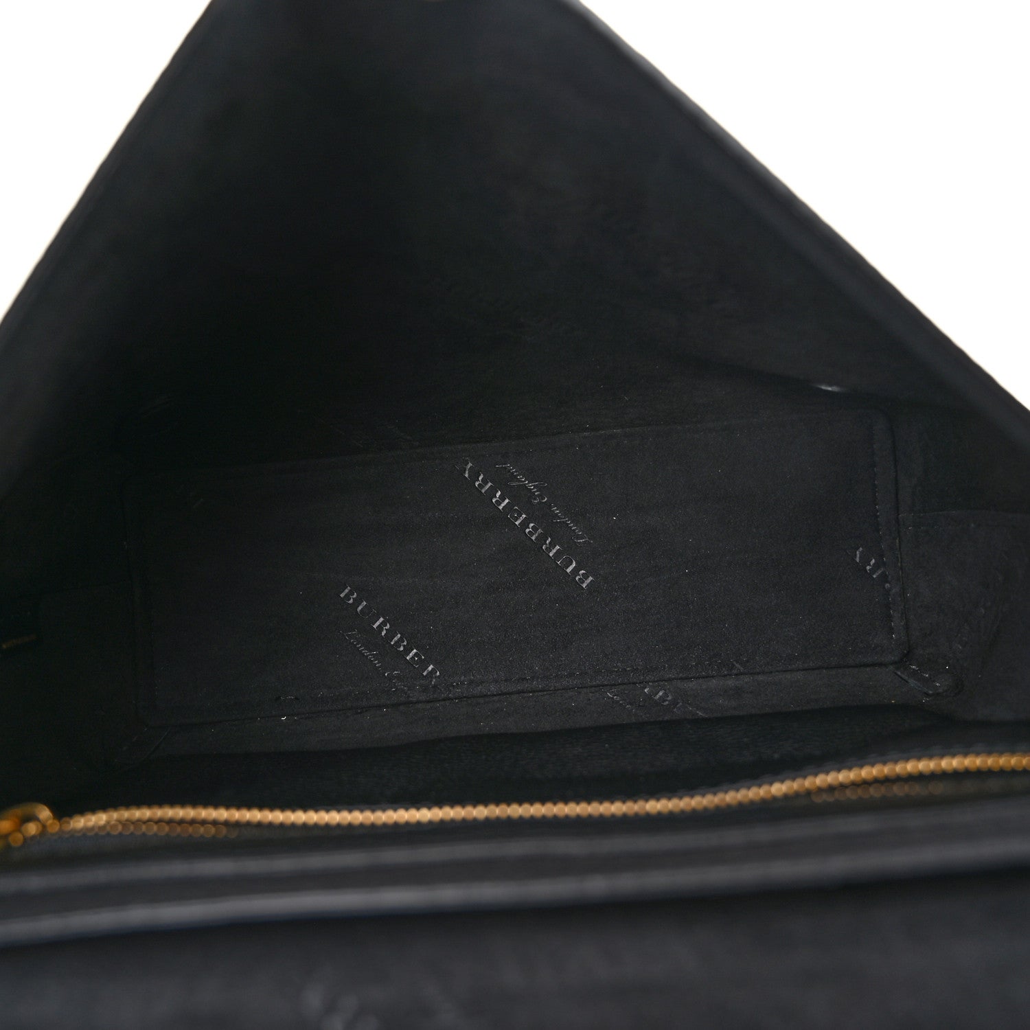 Burberry Signature Grain Medium Burleigh Crossbody Bag Black 5 of 11