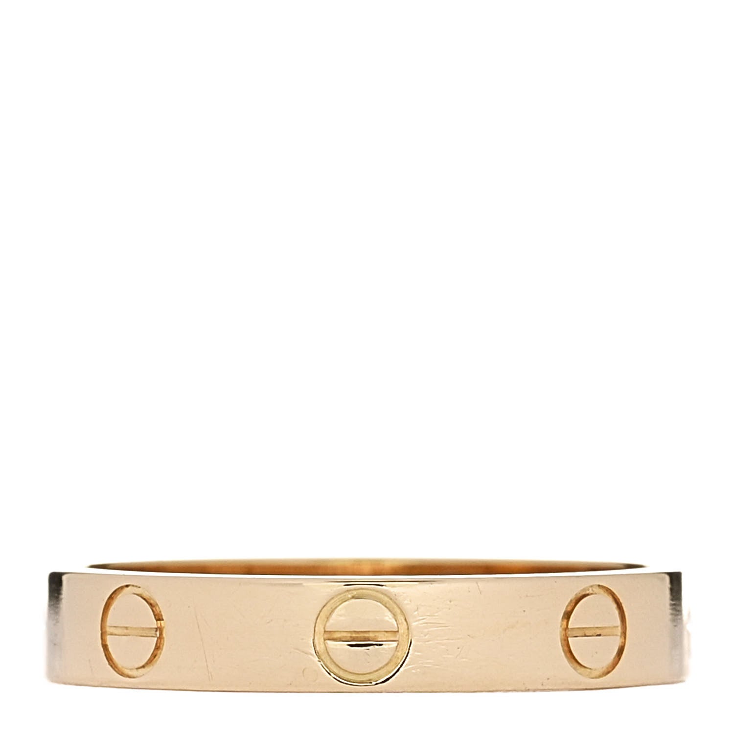 Cartier 18K Yellow Gold 3.5mm LOVE Wedding Band Ring 57 8 1 of 5