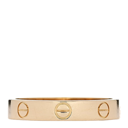 Cartier 18K Yellow Gold 3.5mm LOVE Wedding Band Ring 57 8 1 of 5