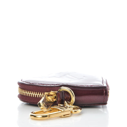 Louis Vuitton Vernis Heart Coin Purse Rouge Fauviste 4 of 7