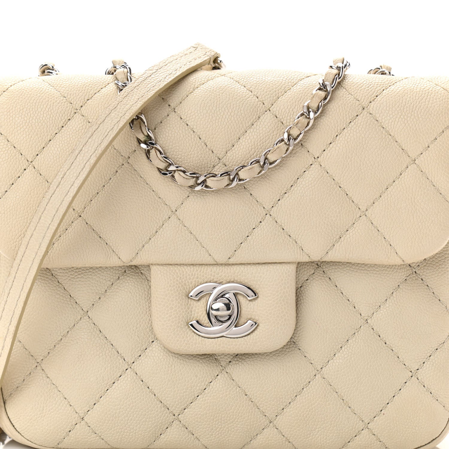 Chanel Caviar Quilted Small Urban Companion Flap White 8 of 11