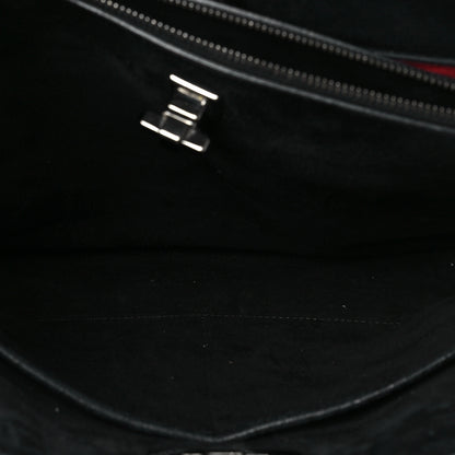 Valentino Garavani Craquele Nappa Rockstud Spike Shoulder Tote Black 5 of 8