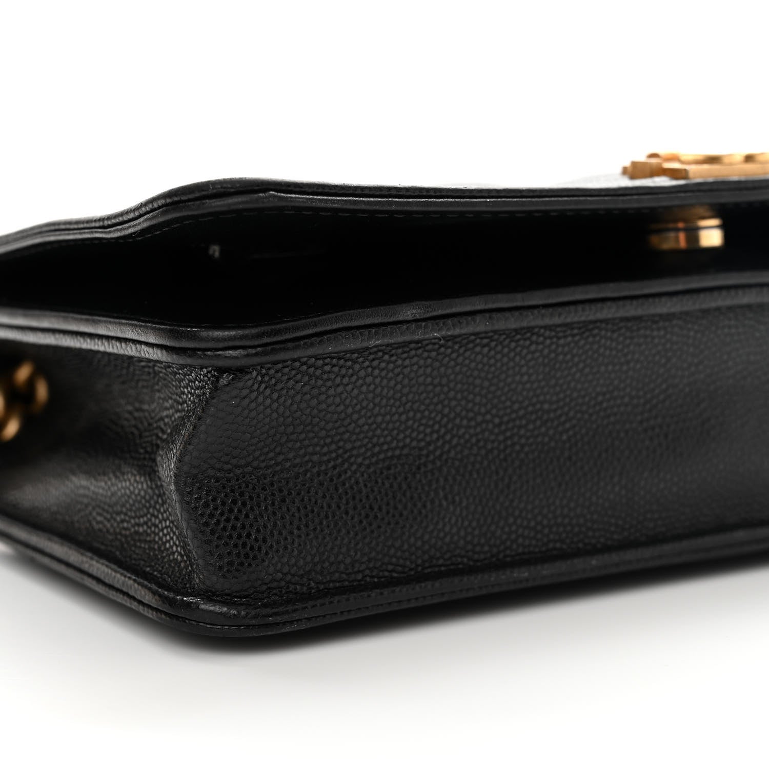Chanel Caviar Quilted Boy Wallet On Chain WOC Black 10 of 15