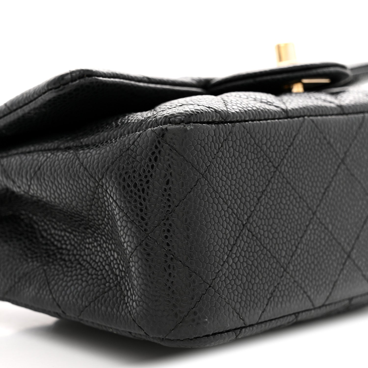 Chanel Caviar Quilted Mini Rectangular Flap Black 9 of 10