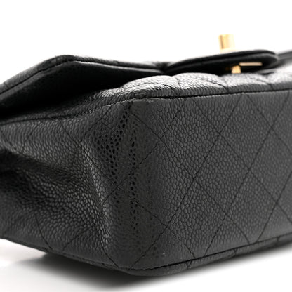 Chanel Caviar Quilted Mini Rectangular Flap Black 9 of 10