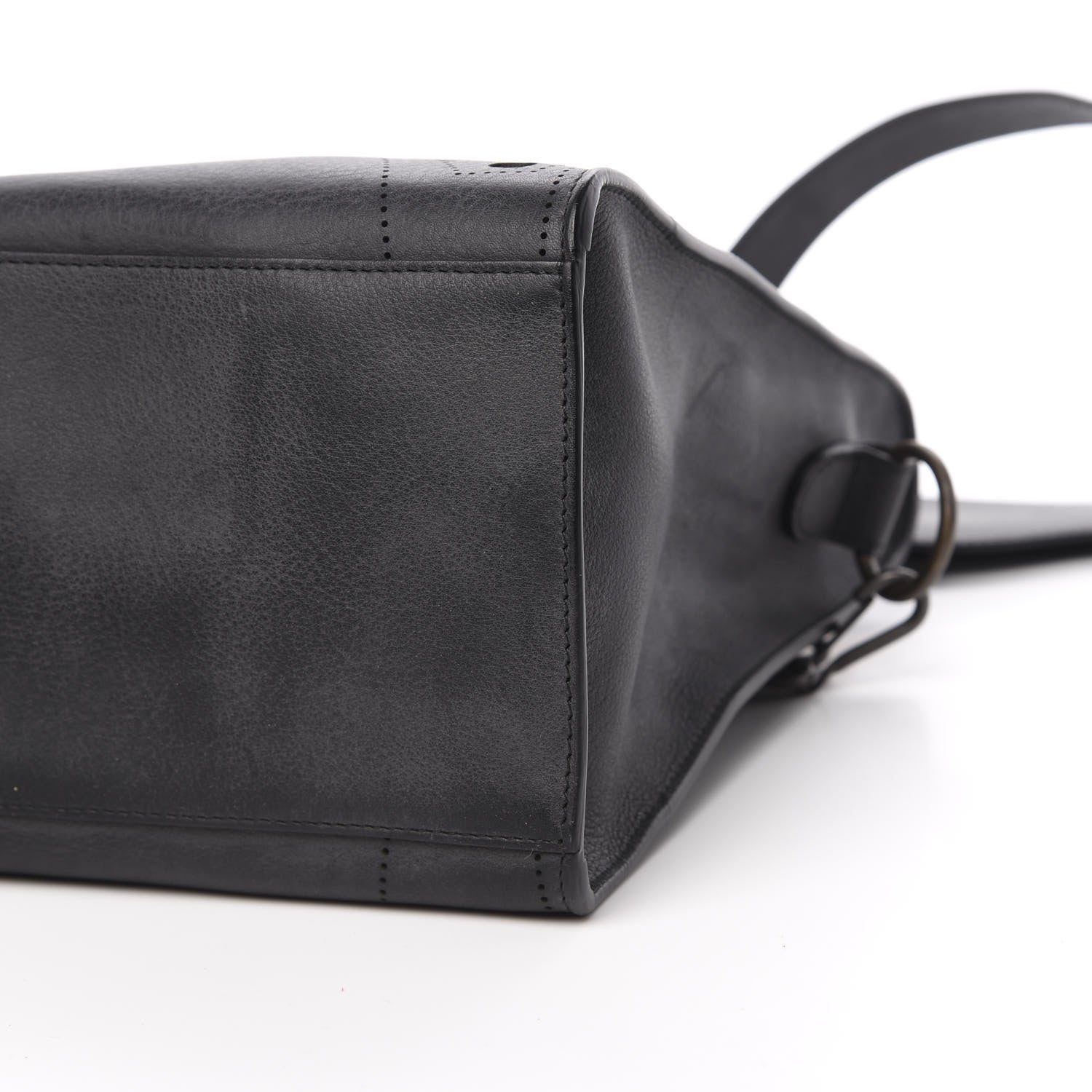Balenciaga Veau Soyeux Perforated Blackout Hardware City Black 11 of 12