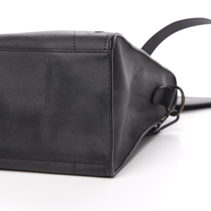Balenciaga Veau Soyeux Perforated Blackout Hardware City Black 11 of 12