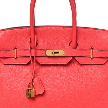 Hermes Togo Birkin 35 Bougainvillea 7 of 9