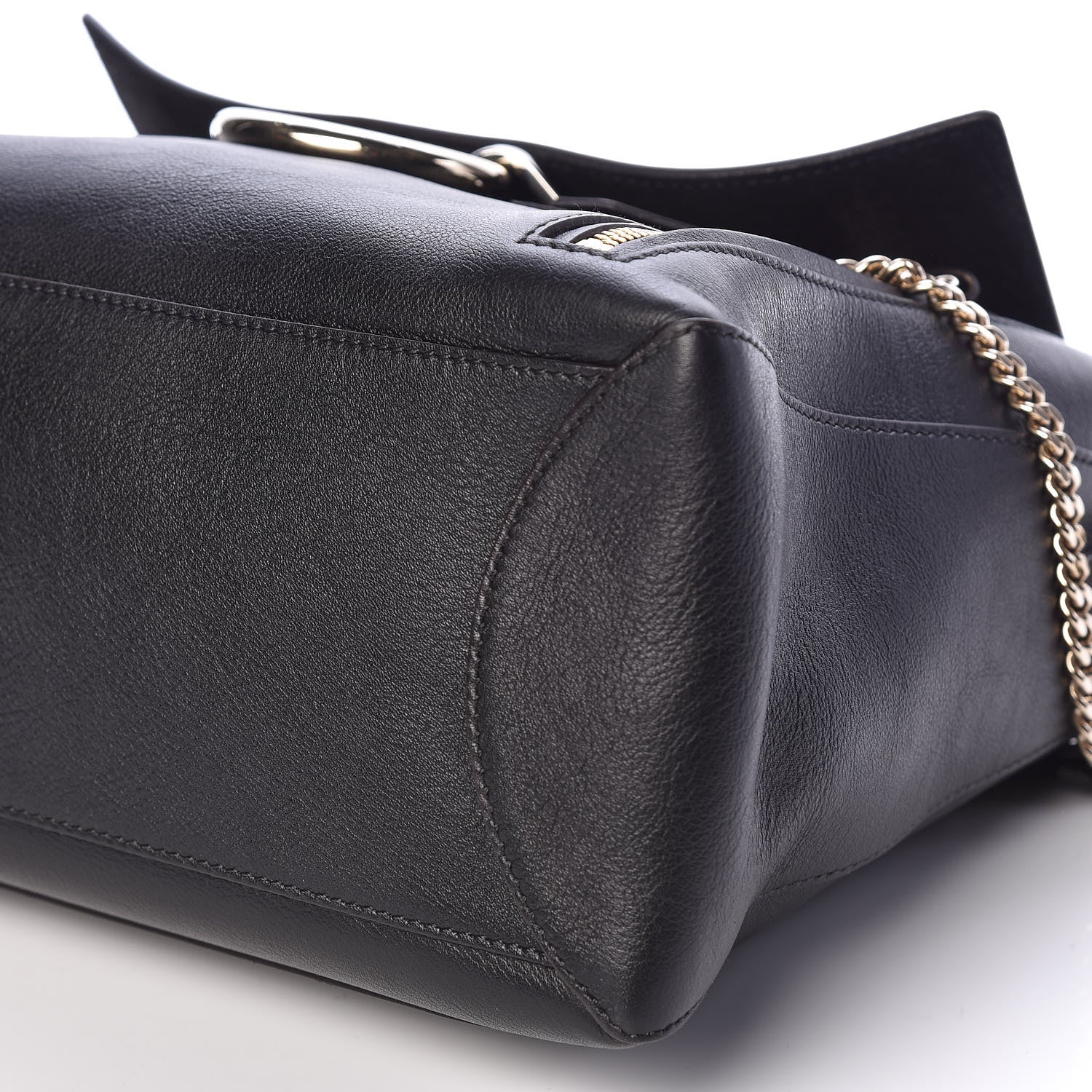 Chloe Calfskin Medium Faye Day Shoulder Bag Black 10 of 10