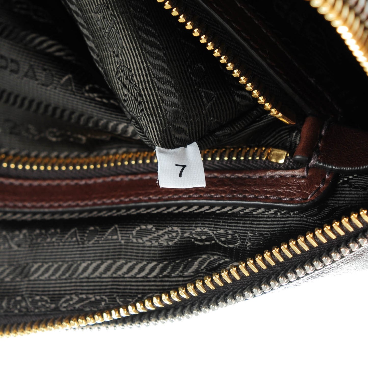 Glace Calf Studded Tote Bruciato
