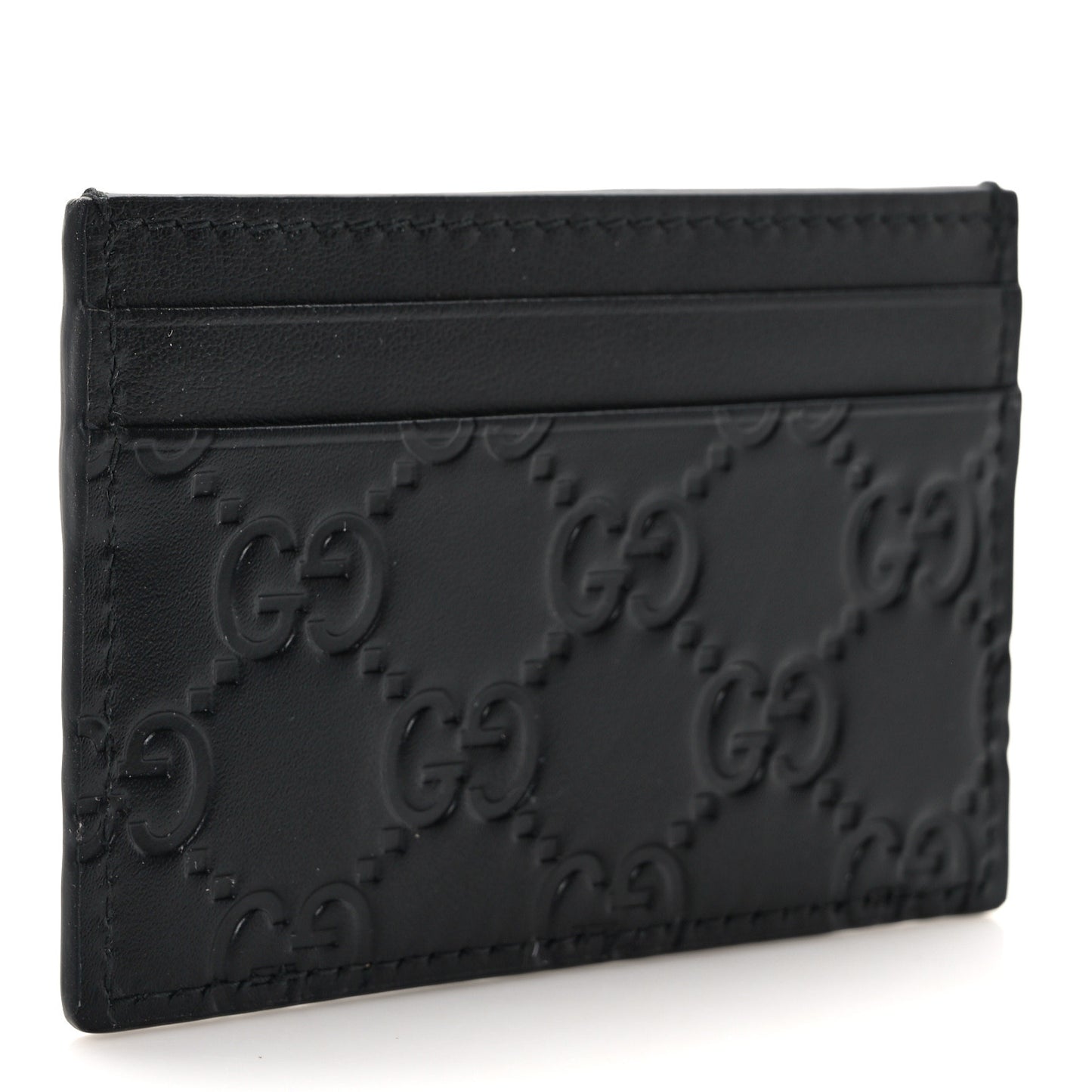 Guccissima Card Holder Black