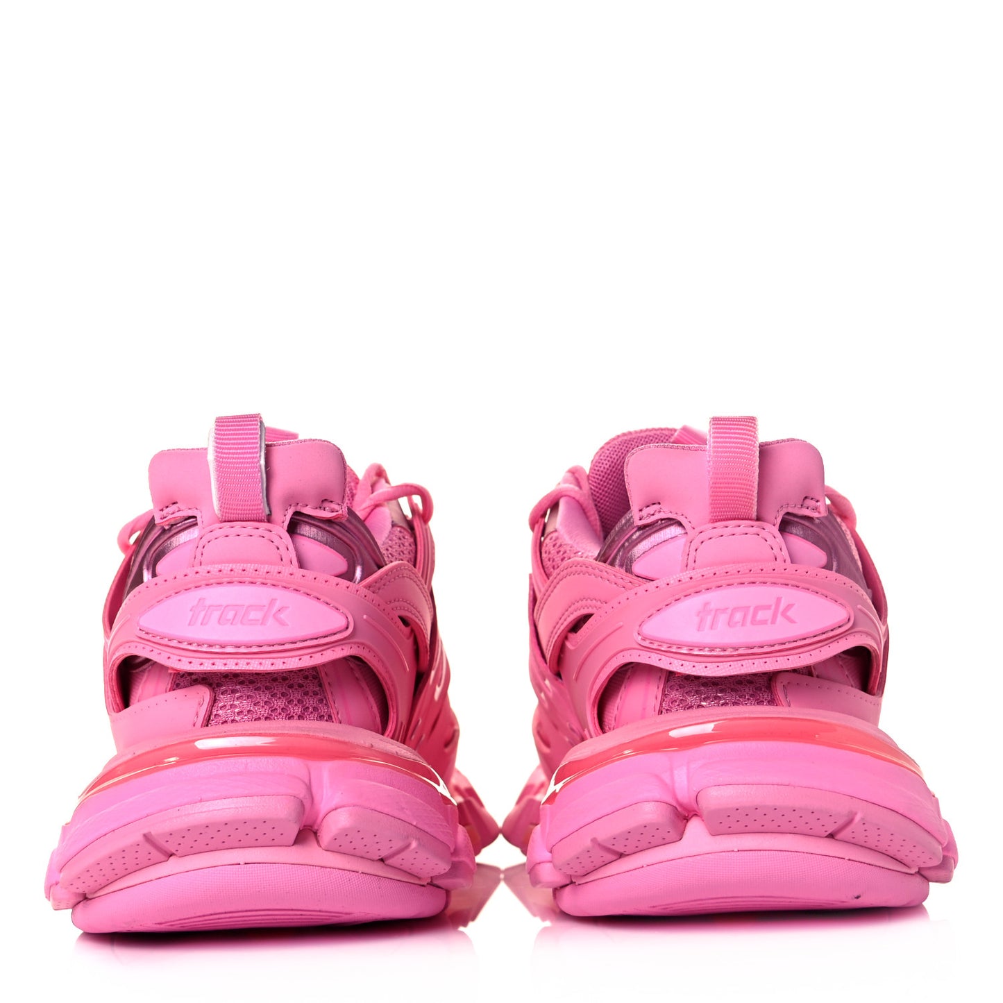 Mesh Nylon Womens Track Sneakers 38 Pink