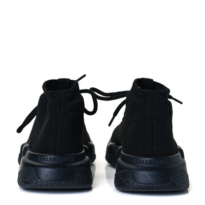 Balenciaga Knit Womens Speed Lace Up Sneakers 36 Black 5 of 8