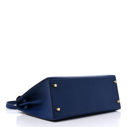 Hermes Epsom Kelly Sellier 28 Bleu Saphir 4 of 9
