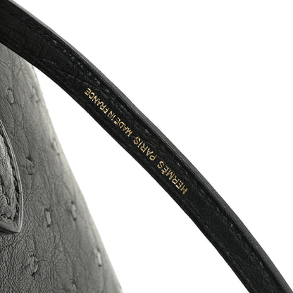 Hermes Ostrich Bolide Mini 1923 Black 9 of 10