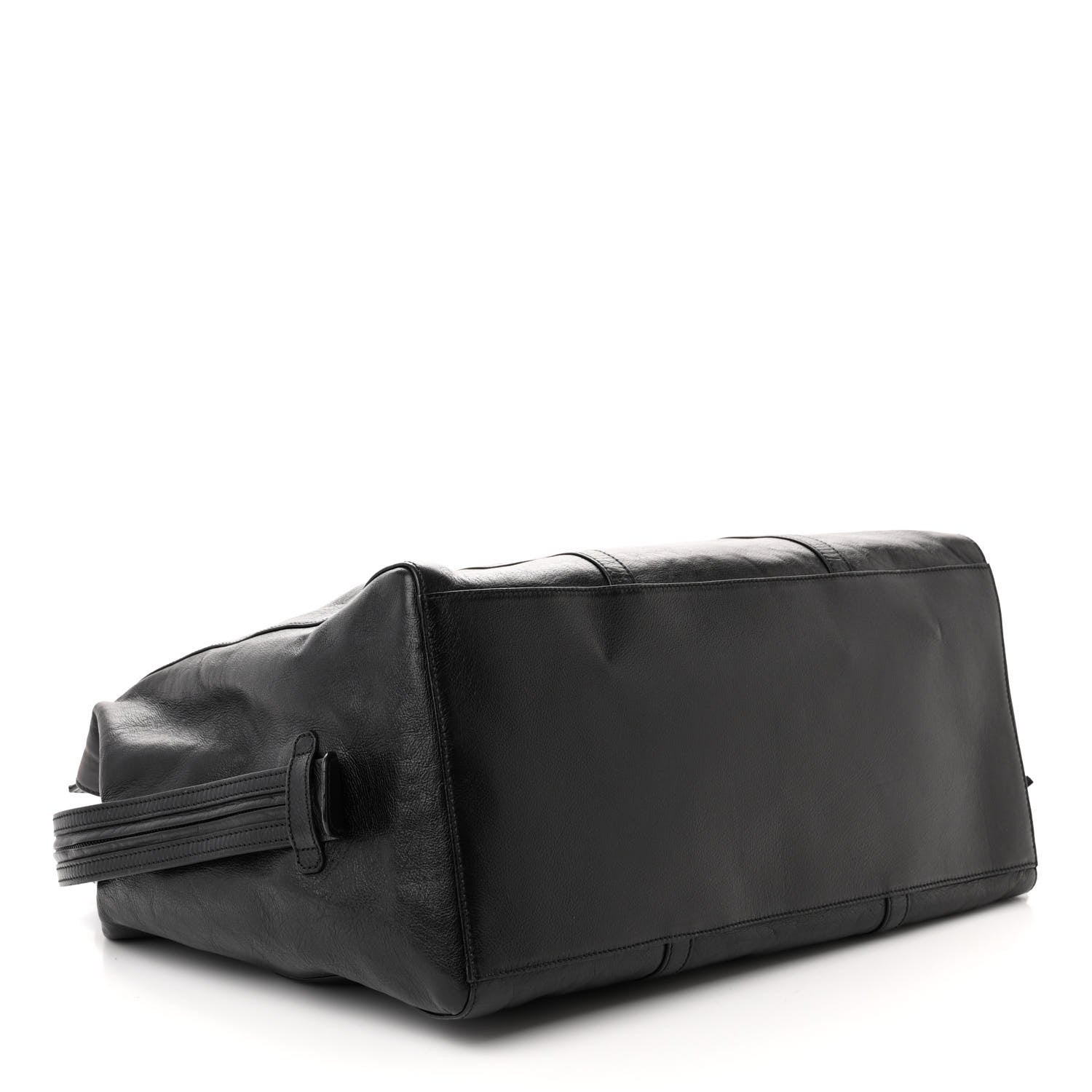 Gucci Calfskin Monochrome Medium Double G Tote Bag Black 4 of 10